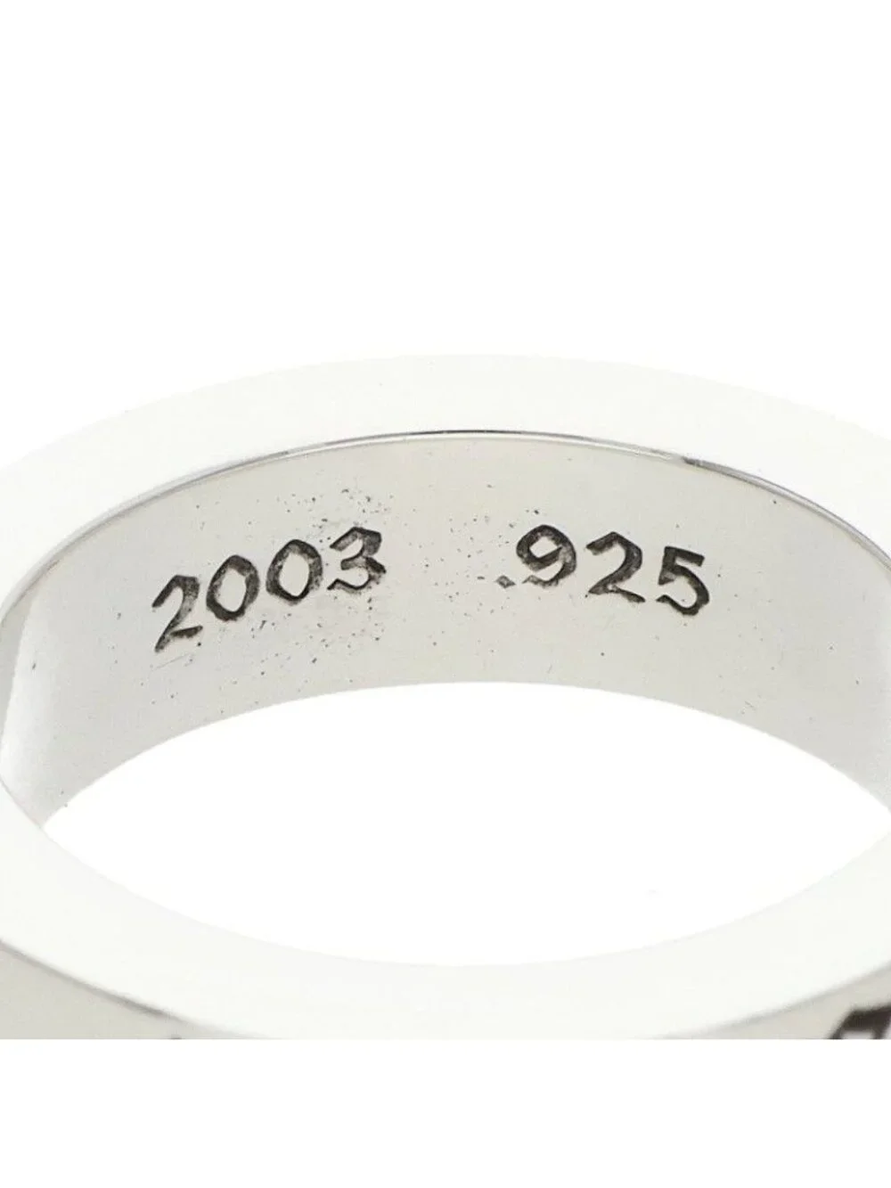 Chrome Hearts Spacer Forever Silver Ring